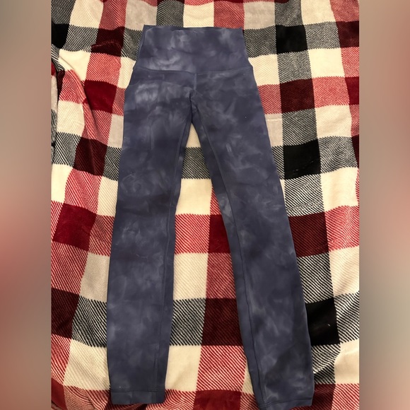 Lululemon blue wash leggings - Picture 1 of 4